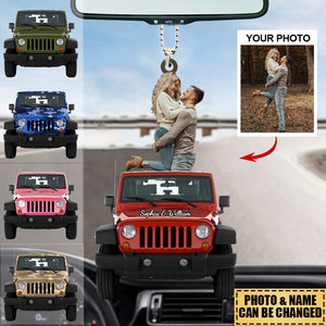 Personalized Wrangler Off-Road Car Hanging Ornament - Great Gift For Beloved One