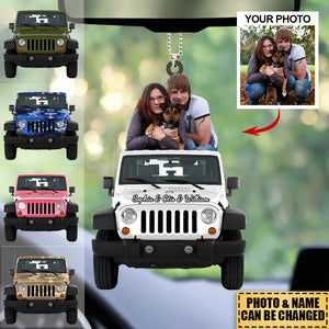 Personalized Wrangler Off-Road Car Hanging Ornament - Great Gift For Beloved One