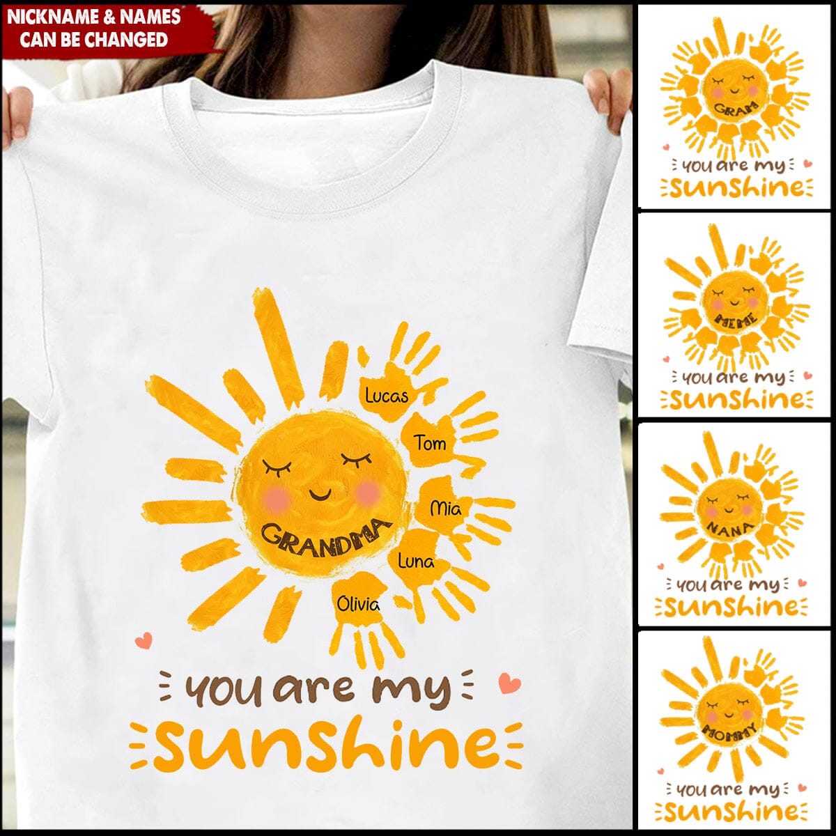 You Are My Sunshine Personalized Shirt - yeetcat