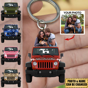 Personalized Wrangler Off-Road Keychain - Great Gift For Beloved One