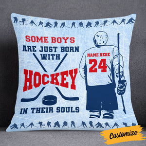 Personalized Hockey Pillow