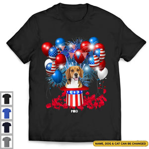 Limited Edition Dog 4th Of July - Personalized T-Shirt, 4th Of July Dog