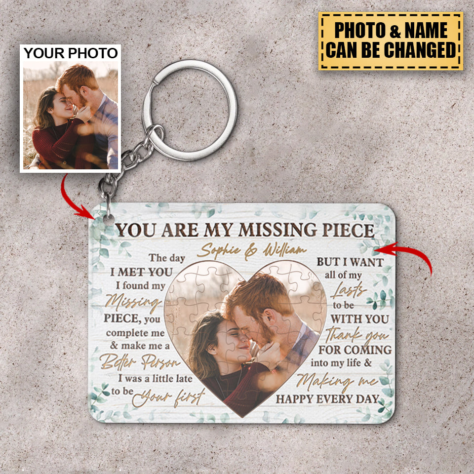 COUPLE MY FAVORITE PLACE IS NEXT TO YOU, PERSONALIZED ACRYLIC Keychain -  yeetcat