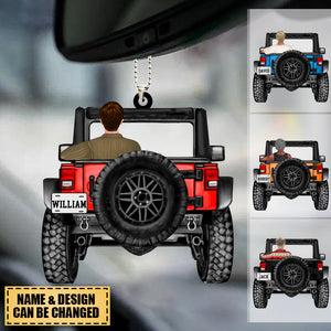 Personalized A Boy Off-Road Car Haning Ornament-Gift For Off-Road Lovers