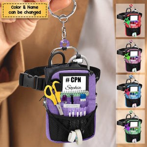 Nurse Bag - Personalized Acrylic Keychain