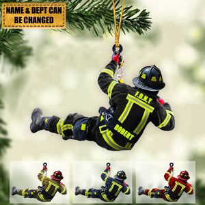 Personalized Firefighter Christmas-Two Sided Ornament