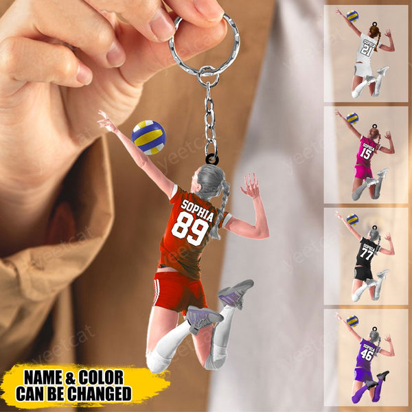 Custom deals volleyball keychains