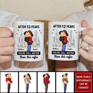 Couple After Years Hotter Than This Coffee  - Personalized Mug