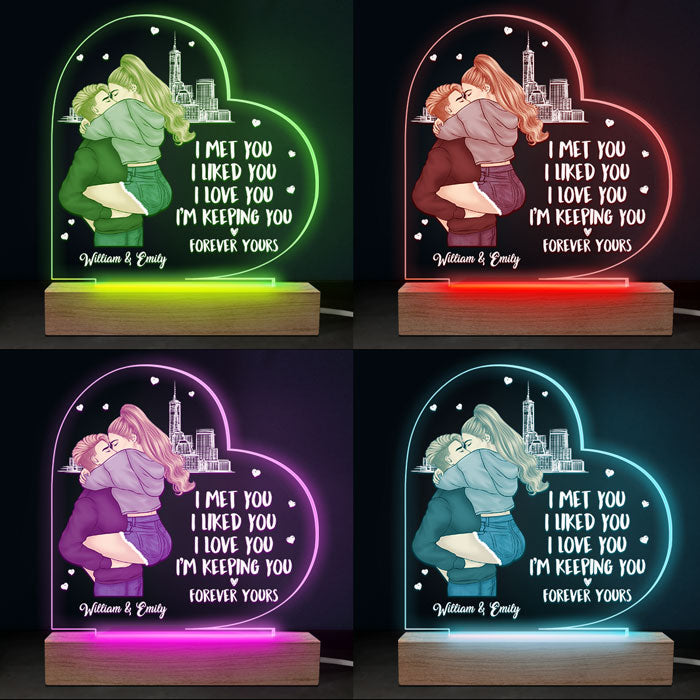 Gift For Dad Fist Bump Happy Father's Day Plaque LED Lamp Night Light -  yeetcat