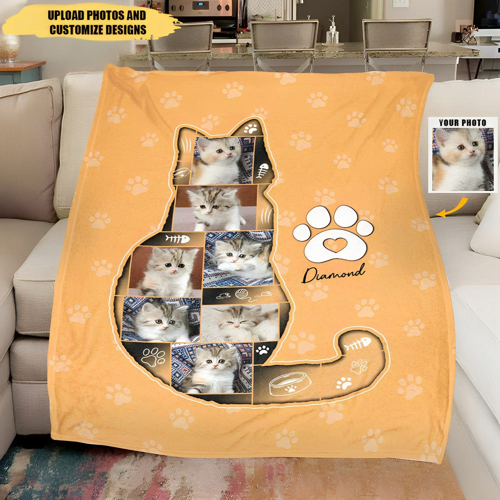 Custom Cat Photo - Personalized Photo Blanket