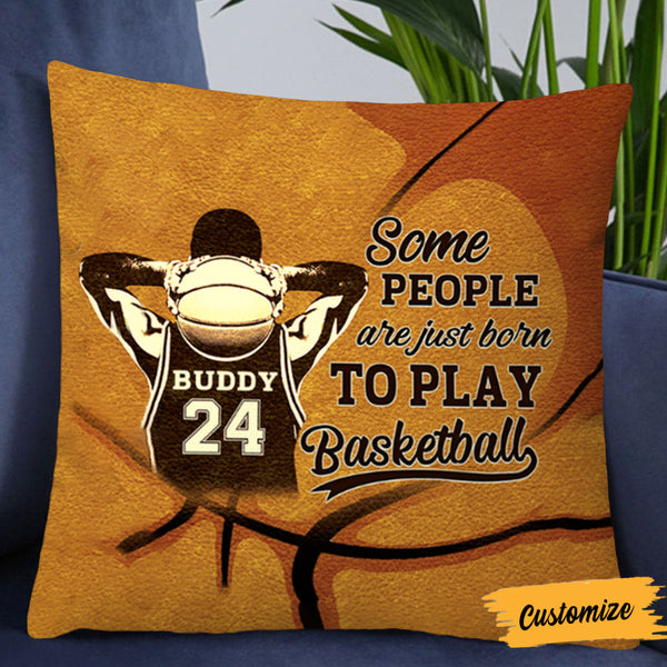 Personalized store basketball pillow