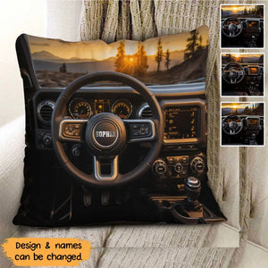 Personalized Car Custom Name Pillow