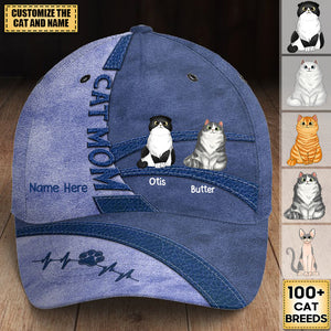 Life Is Better With Cats - Cat Personalized Custom All Over Print Classic Cap