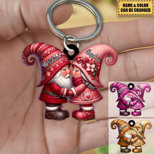 Personalized Dwarf Acrylic Keychain - Gift For Couple