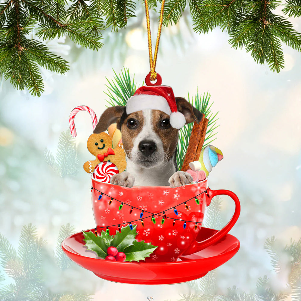 Jack russell hot sale christmas decoration