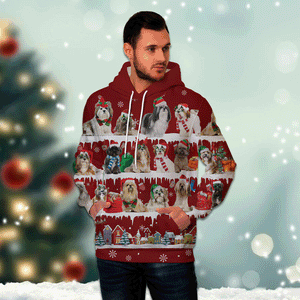 Lhasa - Snow Christmas - 3D Hoodie