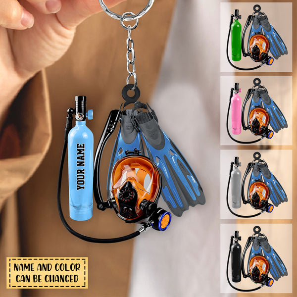 Personalized Electrician Tool Vest Acrylic Keychain - yeetcat