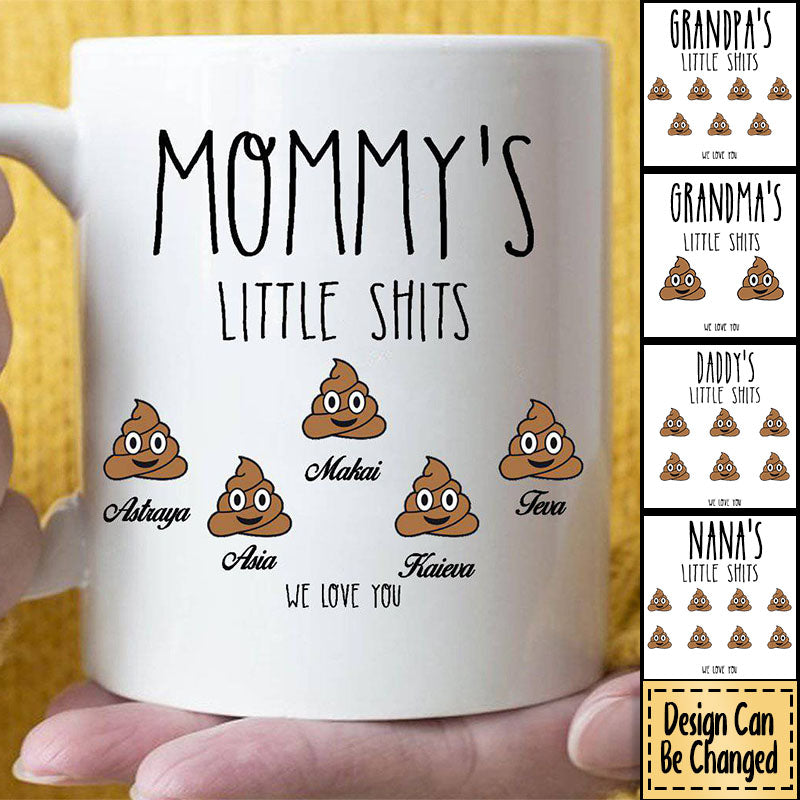 Personalized Watercolor Mom Blessed With Boys Mug Mom of 